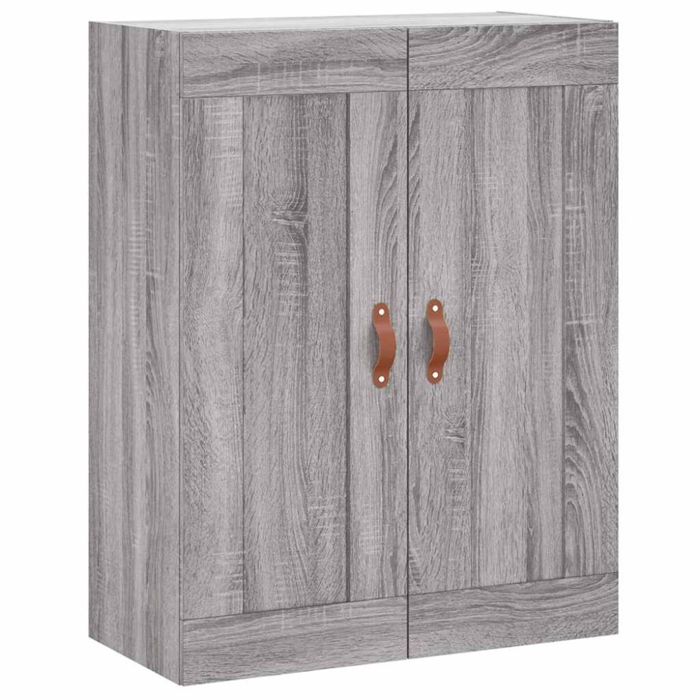 vidaXL Ντουλάπι Επιτοίχιο Γκρι Sonoma 69,5 x 34 x 90 εκ. Επεξεργ. Ξύλο