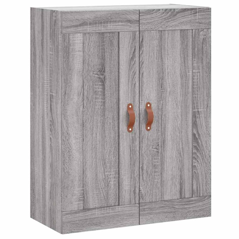 vidaXL Ντουλάπι Επιτοίχιο Γκρι Sonoma 69,5 x 34 x 90 εκ. Επεξεργ. Ξύλο