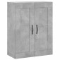 vidaXL Ντουλάπι Επιτοίχιο Γκρι Σκυροδεμ. 69,5x34x90 εκ. Επεξεργ. Ξύλο