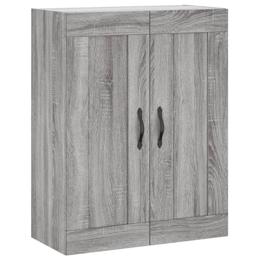 vidaXL Ντουλάπι Επιτοίχιο Γκρι Sonoma 69,5 x 34 x 90 εκ. Επεξεργ. Ξύλο