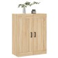 vidaXL Ντουλάπι Επιτοίχιο Sonoma Δρυς 69,5 x 34 x 90 εκ. Επεξεργ. Ξύλο