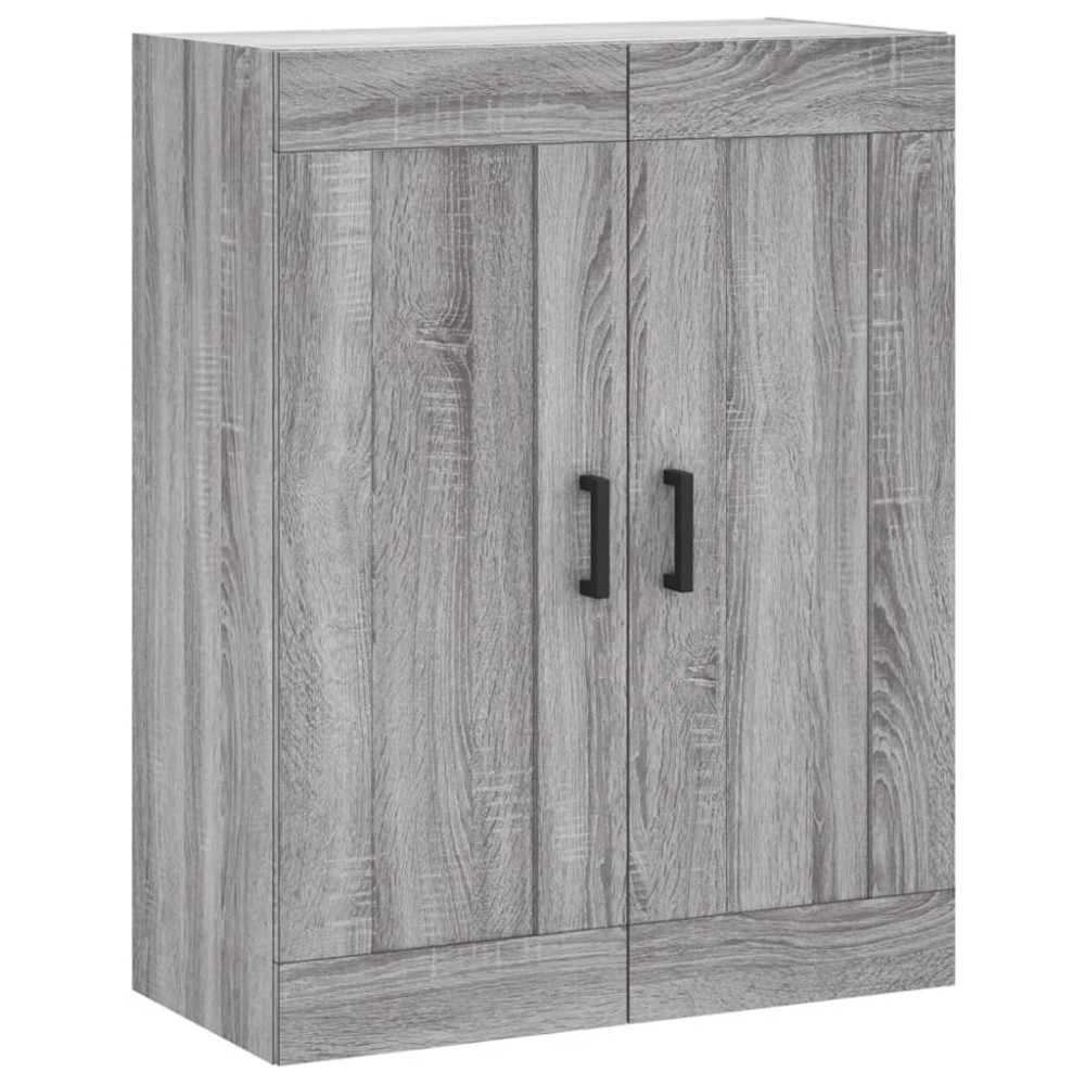 vidaXL Ντουλάπι Επιτοίχιο Γκρι Sonoma 69,5 x 34 x 90 εκ. Επεξεργ. Ξύλο