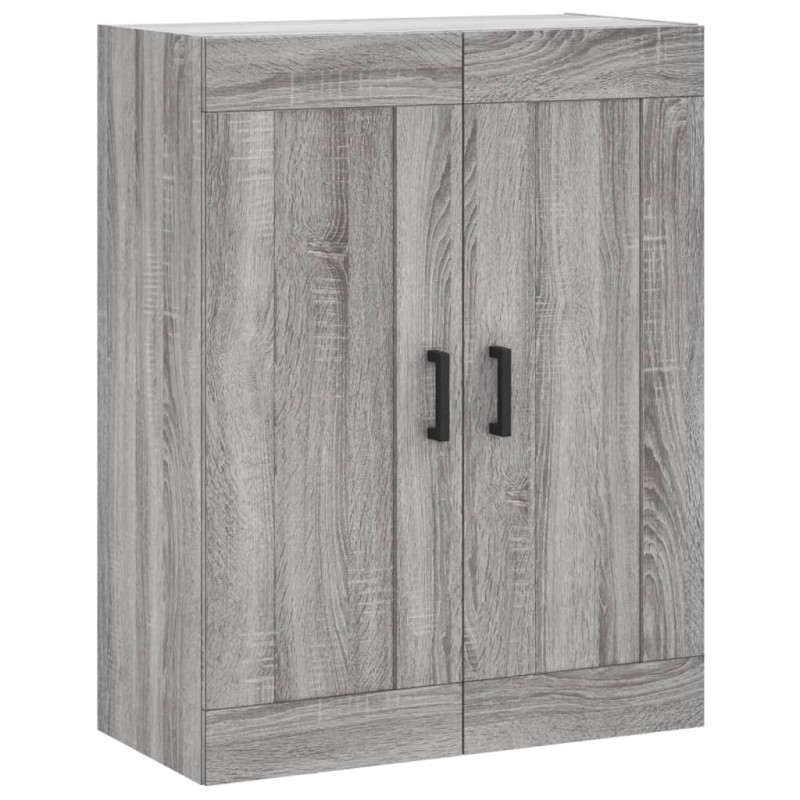 vidaXL Ντουλάπι Επιτοίχιο Γκρι Sonoma 69,5 x 34 x 90 εκ. Επεξεργ. Ξύλο
