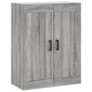 vidaXL Ντουλάπι Επιτοίχιο Γκρι Sonoma 69,5 x 34 x 90 εκ. Επεξεργ. Ξύλο