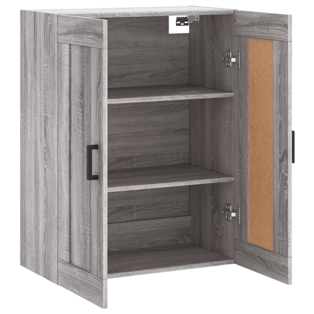 vidaXL Ντουλάπι Επιτοίχιο Γκρι Sonoma 69,5 x 34 x 90 εκ. Επεξεργ. Ξύλο