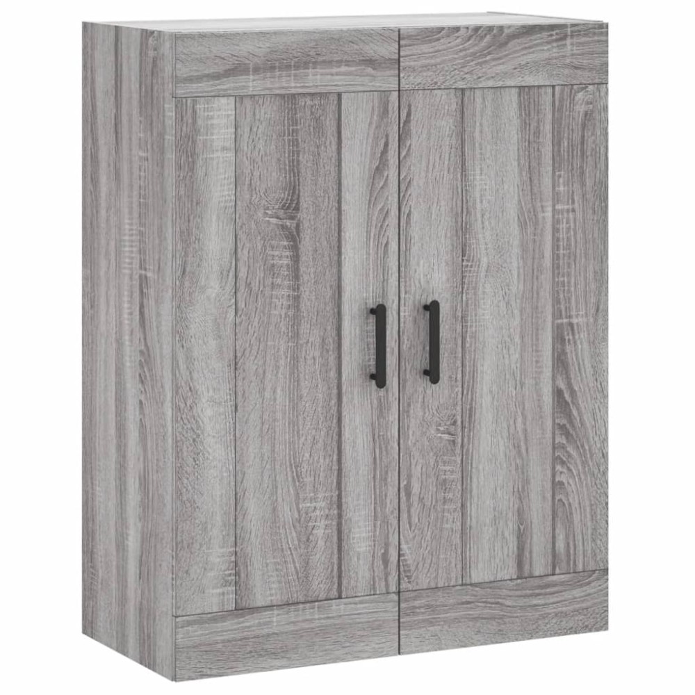 vidaXL Ντουλάπι Επιτοίχιο Γκρι Sonoma 69,5 x 34 x 90 εκ. Επεξεργ. Ξύλο