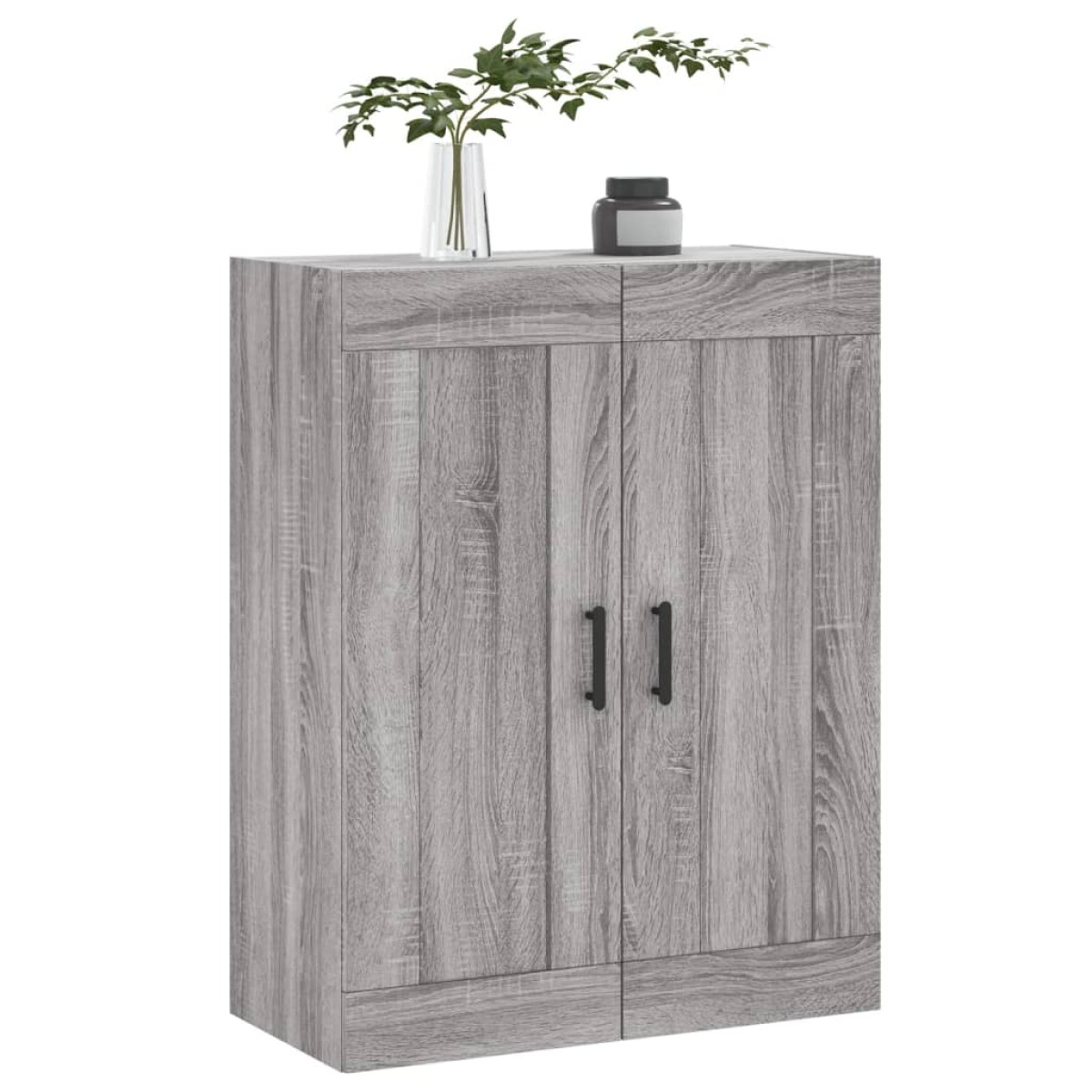 vidaXL Ντουλάπι Επιτοίχιο Γκρι Sonoma 69,5 x 34 x 90 εκ. Επεξεργ. Ξύλο