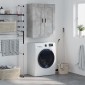 vidaXL Ντουλάπι Επιτοίχιο Γκρι Σκυροδεμ. 69,5x34x90 εκ. Επεξεργ. Ξύλο