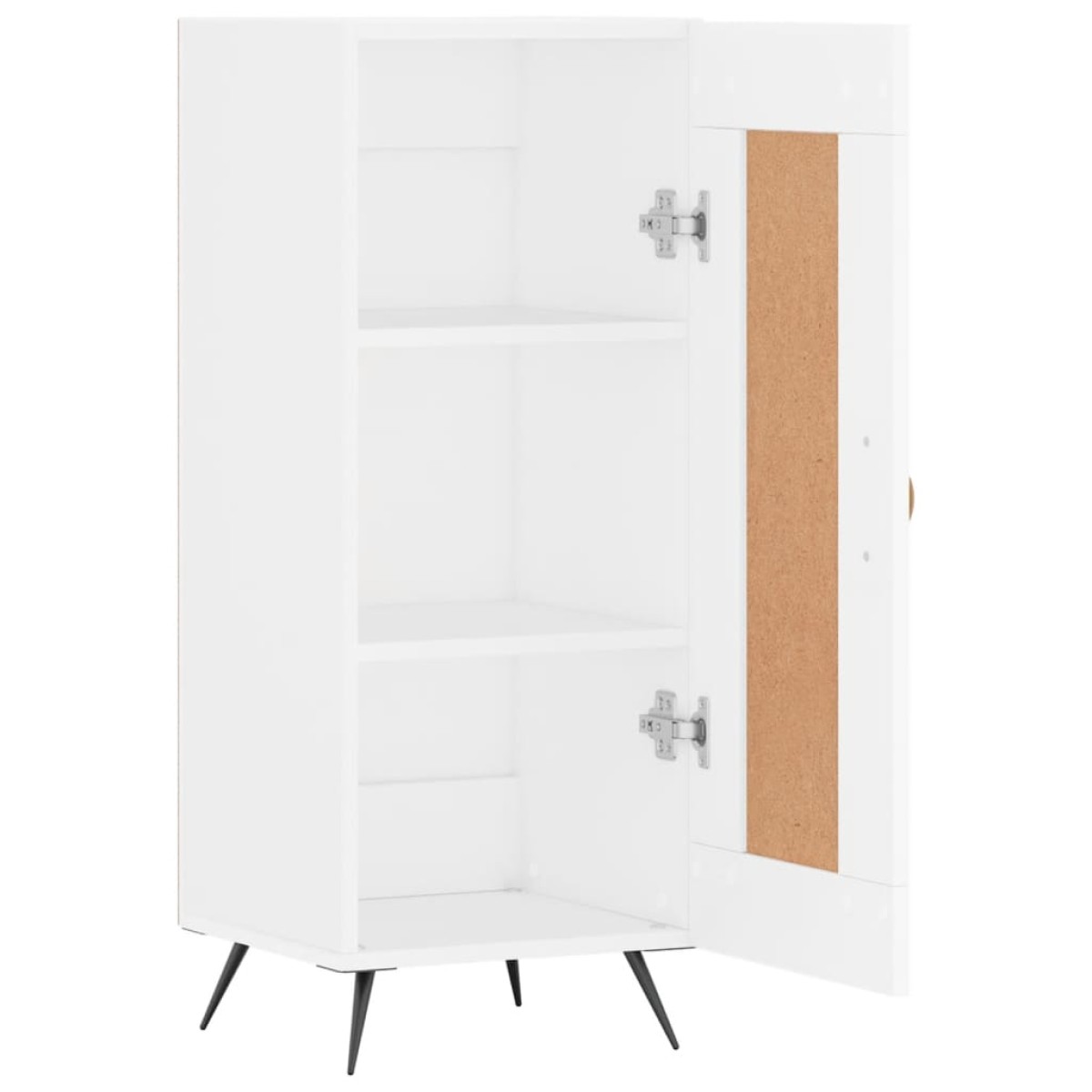 vidaXL Ντουλάπι Λευκό 34,5 x 34 x 90 εκ. από Επεξεργασμένο Ξύλο