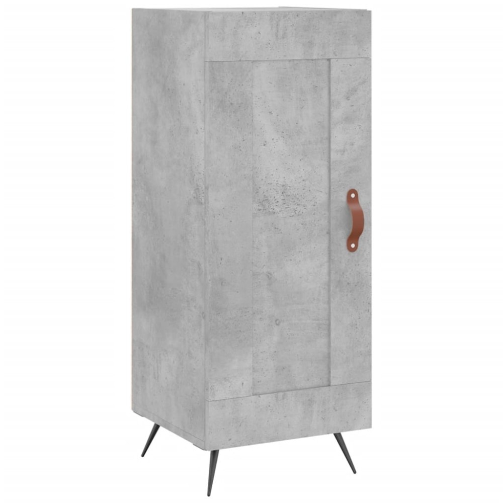 vidaXL Ντουλάπι Γκρι Σκυροδέματος 34,5x34x90 εκ. Επεξεργασμένο Ξύλο
