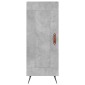 vidaXL Ντουλάπι Γκρι Σκυροδέματος 34,5x34x90 εκ. Επεξεργασμένο Ξύλο