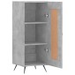 vidaXL Ντουλάπι Γκρι Σκυροδέματος 34,5x34x90 εκ. Επεξεργασμένο Ξύλο