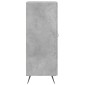 vidaXL Ντουλάπι Γκρι Σκυροδέματος 34,5x34x90 εκ. Επεξεργασμένο Ξύλο