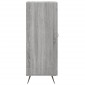 vidaXL Ντουλάπι Γκρι Sonoma 34,5x34x90 εκ. από Επεξεργασμένο Ξύλο