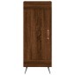 vidaXL Ντουλάπι Καφέ Δρυς 34,5 x 34 x 90 εκ. Επεξεργασμένο Ξύλο
