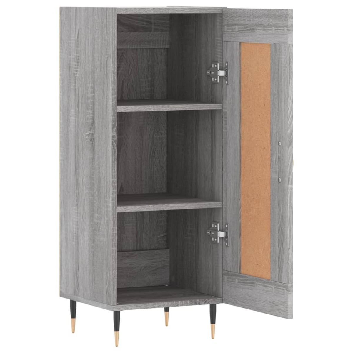 vidaXL Ντουλάπι Γκρι Sonoma 34,5x34x90 εκ. από Επεξεργασμένο Ξύλο