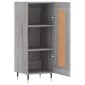 vidaXL Ντουλάπι Γκρι Sonoma 34,5x34x90 εκ. από Επεξεργασμένο Ξύλο