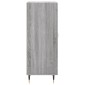 vidaXL Ντουλάπι Γκρι Sonoma 34,5x34x90 εκ. από Επεξεργασμένο Ξύλο