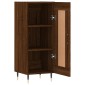 vidaXL Ντουλάπι Καφέ Δρυς 34,5 x 34 x 90 εκ. Επεξεργασμένο Ξύλο
