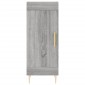 vidaXL Ντουλάπι Γκρι Sonoma 34,5x34x90 εκ. από Επεξεργασμένο Ξύλο