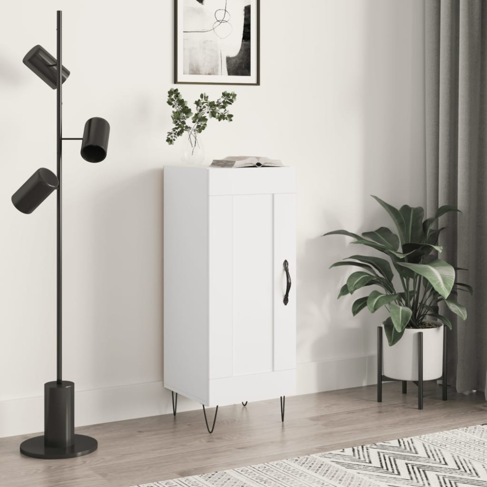vidaXL Ντουλάπι Λευκό 34,5 x 34 x 90 εκ. από Επεξεργασμένο Ξύλο