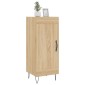 vidaXL Ντουλάπι Sonoma Δρυς 34,5x34x90 εκ. από Επεξεργασμένο Ξύλο