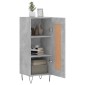 vidaXL Ντουλάπι Γκρι Σκυροδέματος 34,5x34x90 εκ. Επεξεργασμένο Ξύλο
