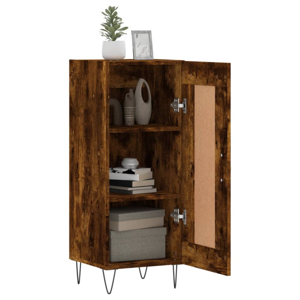 vidaXL Ντουλάπι Καπνιστή Δρυς 34,5 x 34 x 90 εκ. Επεξεργασμένο Ξύλο