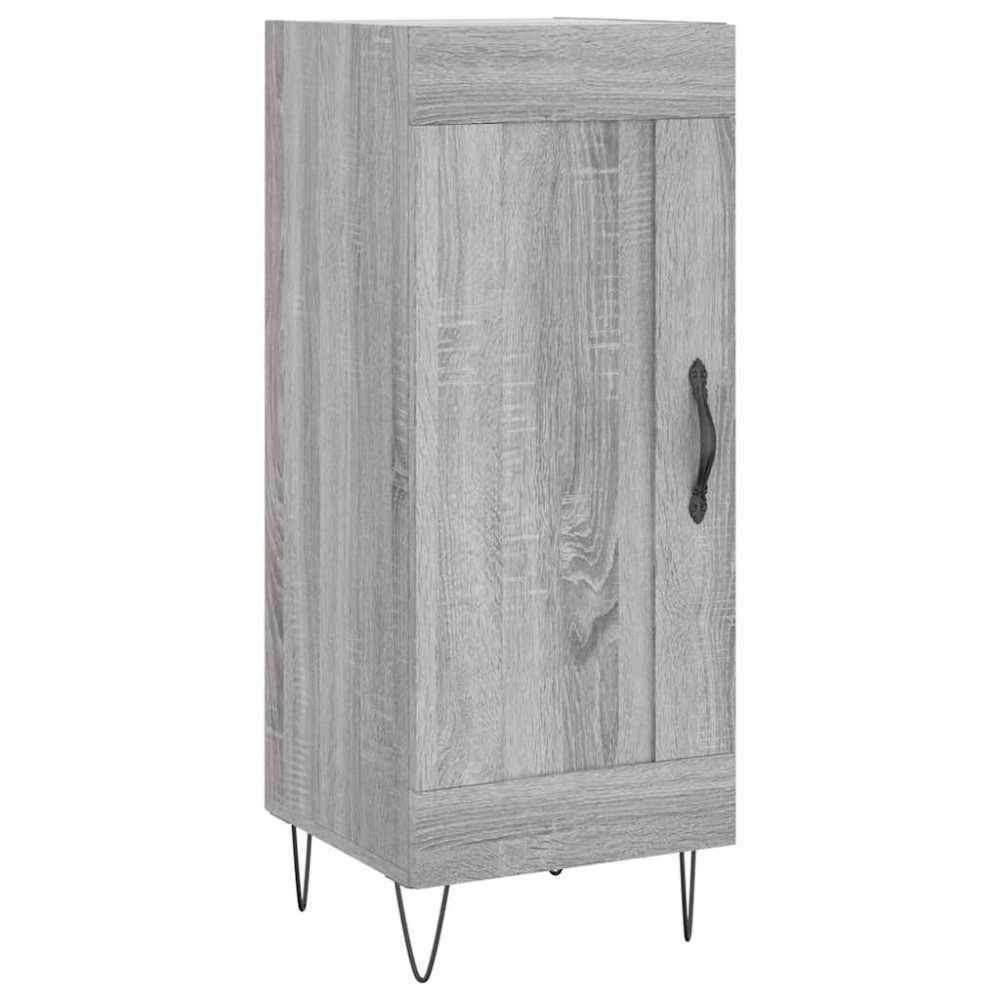 vidaXL Ντουλάπι Γκρι Sonoma 34,5x34x90 εκ. από Επεξεργασμένο Ξύλο