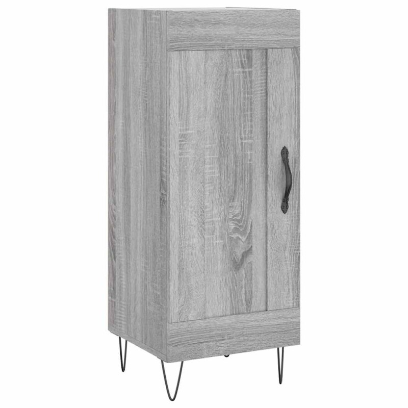 vidaXL Ντουλάπι Γκρι Sonoma 34,5x34x90 εκ. από Επεξεργασμένο Ξύλο