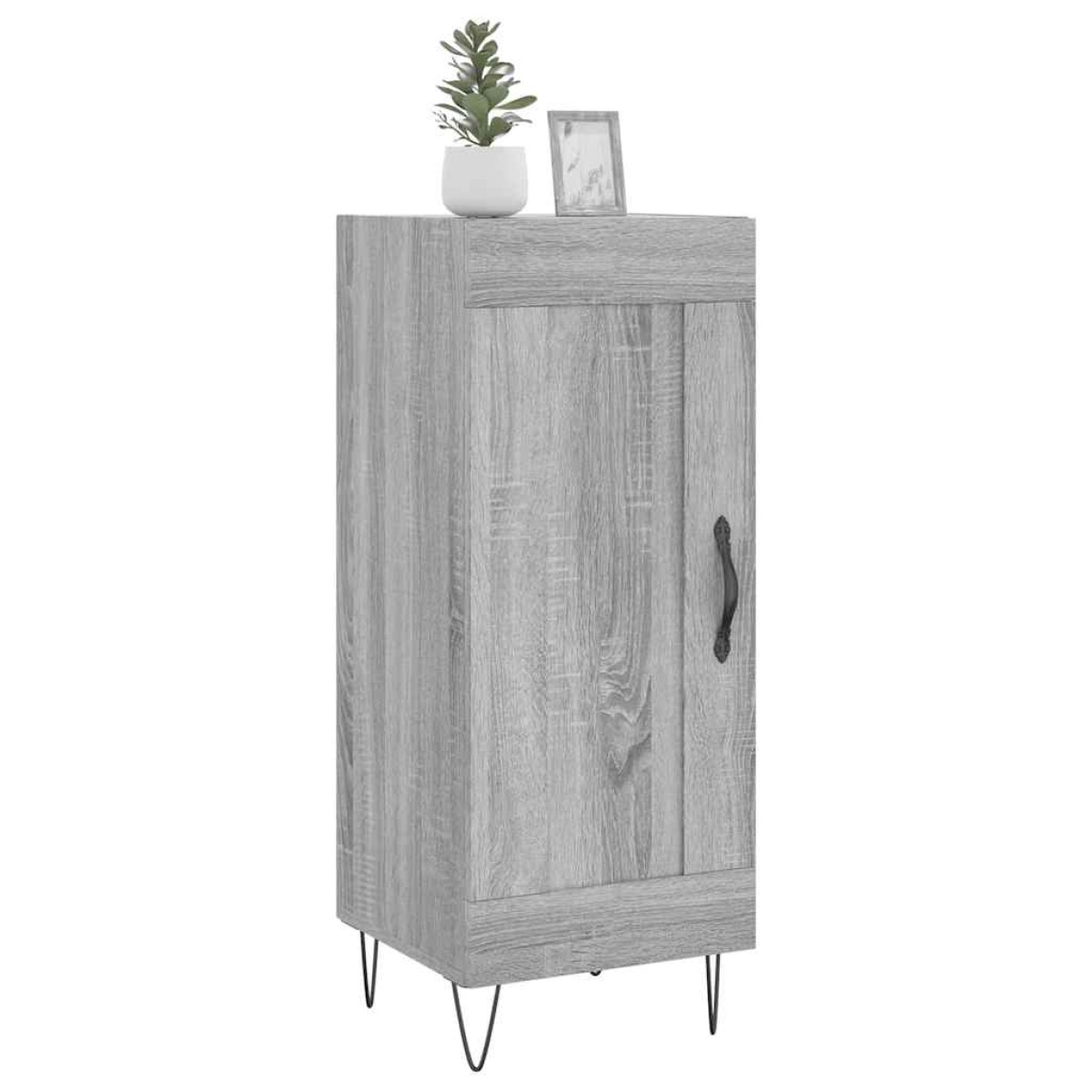vidaXL Ντουλάπι Γκρι Sonoma 34,5x34x90 εκ. από Επεξεργασμένο Ξύλο