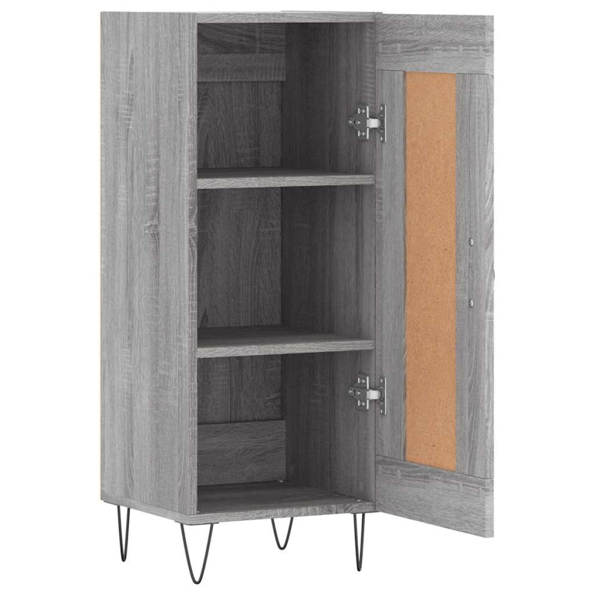 vidaXL Ντουλάπι Γκρι Sonoma 34,5x34x90 εκ. από Επεξεργασμένο Ξύλο