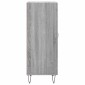 vidaXL Ντουλάπι Γκρι Sonoma 34,5x34x90 εκ. από Επεξεργασμένο Ξύλο