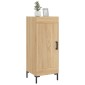 vidaXL Ντουλάπι Sonoma Δρυς 34,5x34x90 εκ. από Επεξεργασμένο Ξύλο
