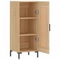 vidaXL Ντουλάπι Sonoma Δρυς 34,5x34x90 εκ. από Επεξεργασμένο Ξύλο