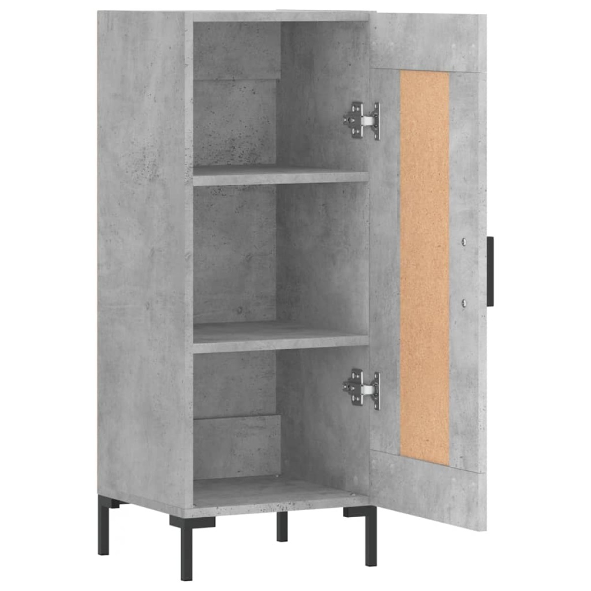 vidaXL Ντουλάπι Γκρι Σκυροδέματος 34,5x34x90 εκ. Επεξεργασμένο Ξύλο