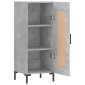 vidaXL Ντουλάπι Γκρι Σκυροδέματος 34,5x34x90 εκ. Επεξεργασμένο Ξύλο