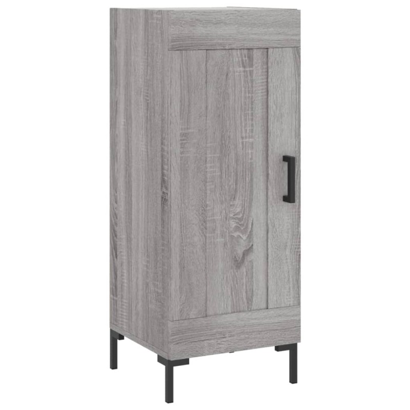 vidaXL Ντουλάπι Γκρι Sonoma 34,5x34x90 εκ. από Επεξεργασμένο Ξύλο