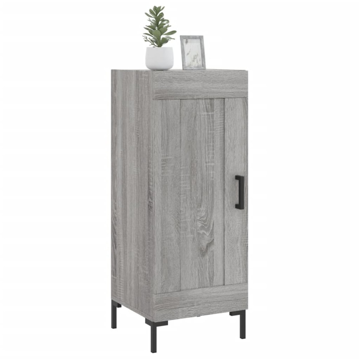 vidaXL Ντουλάπι Γκρι Sonoma 34,5x34x90 εκ. από Επεξεργασμένο Ξύλο
