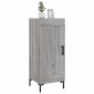 vidaXL Ντουλάπι Γκρι Sonoma 34,5x34x90 εκ. από Επεξεργασμένο Ξύλο