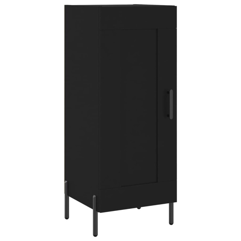 vidaXL Ντουλάπι Μαύρο 34,5 x 34 x 90 εκ. από Επεξεργασμένο Ξύλο