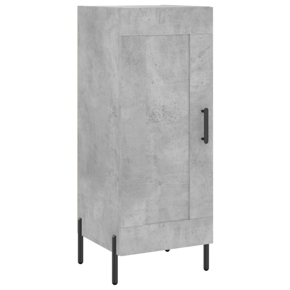 vidaXL Ντουλάπι Γκρι Σκυροδέματος 34,5x34x90 εκ. Επεξεργασμένο Ξύλο