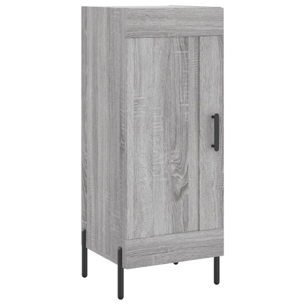 vidaXL Ντουλάπι Γκρι Sonoma 34,5x34x90 εκ. από Επεξεργασμένο Ξύλο