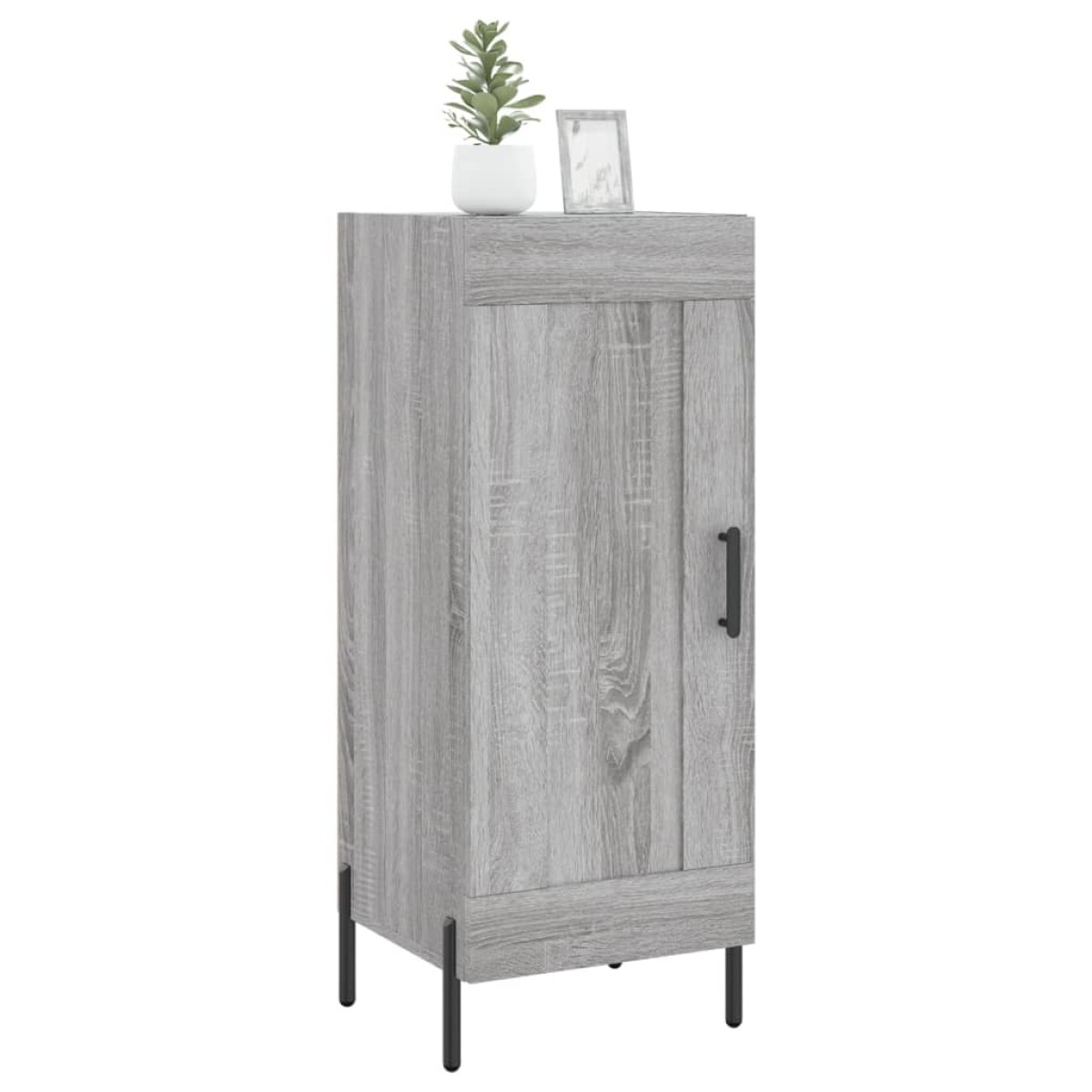 vidaXL Ντουλάπι Γκρι Sonoma 34,5x34x90 εκ. από Επεξεργασμένο Ξύλο