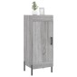 vidaXL Ντουλάπι Γκρι Sonoma 34,5x34x90 εκ. από Επεξεργασμένο Ξύλο