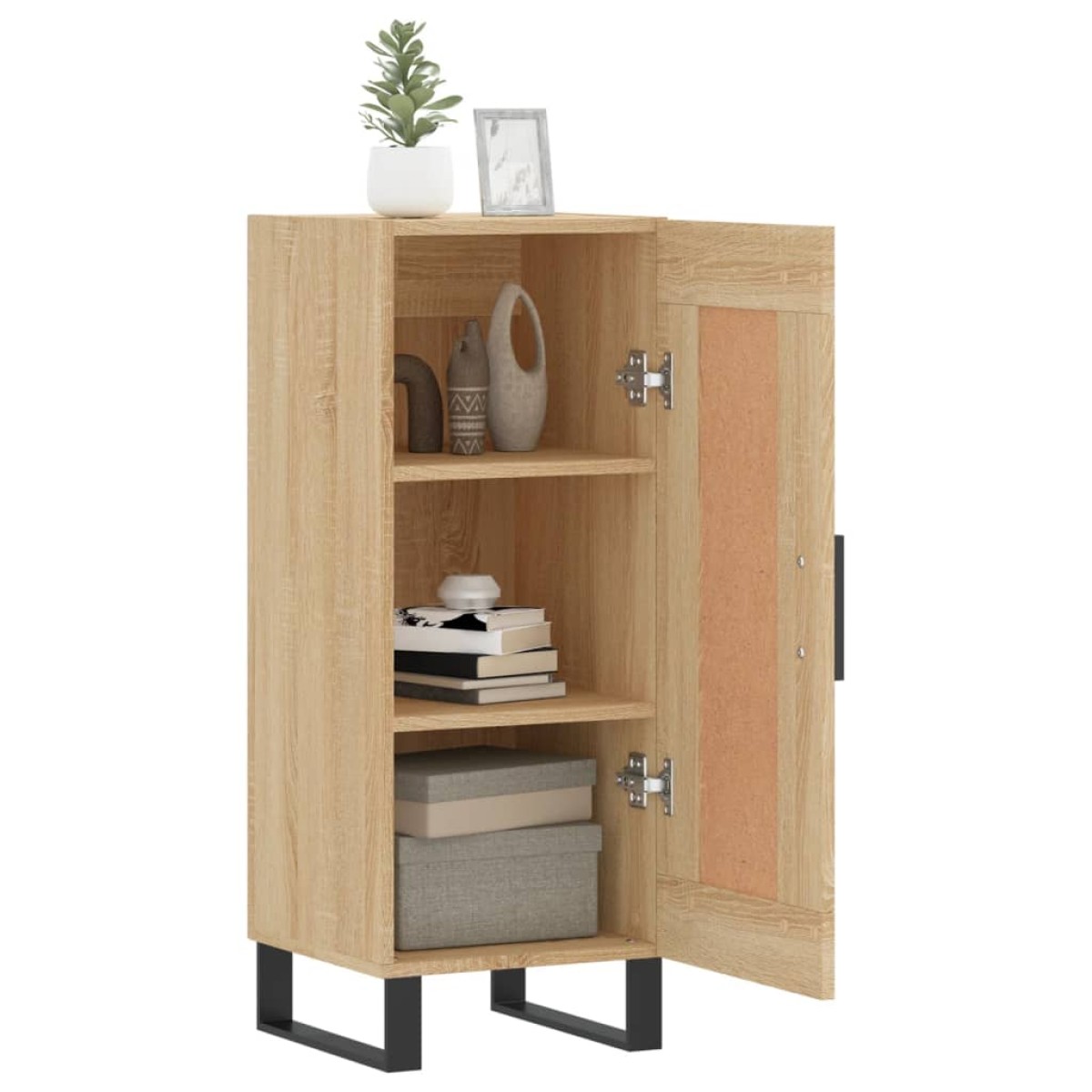 vidaXL Ντουλάπι Sonoma Δρυς 34,5x34x90 εκ. από Επεξεργασμένο Ξύλο