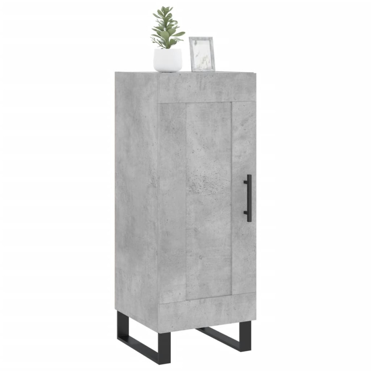 vidaXL Ντουλάπι Γκρι Σκυροδέματος 34,5x34x90 εκ. Επεξεργασμένο Ξύλο