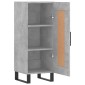 vidaXL Ντουλάπι Γκρι Σκυροδέματος 34,5x34x90 εκ. Επεξεργασμένο Ξύλο