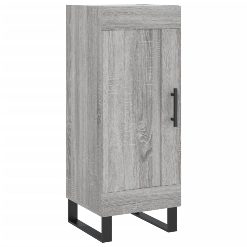 vidaXL Ντουλάπι Γκρι Sonoma 34,5x34x90 εκ. από Επεξεργασμένο Ξύλο
