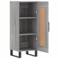 vidaXL Ντουλάπι Γκρι Sonoma 34,5x34x90 εκ. από Επεξεργασμένο Ξύλο